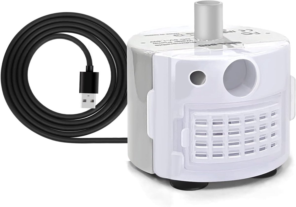 Waterpomp voor kattenfontein - Super stil - 5V, 1.5W - Geschikt als vervangend onderdeel - ShopVlot