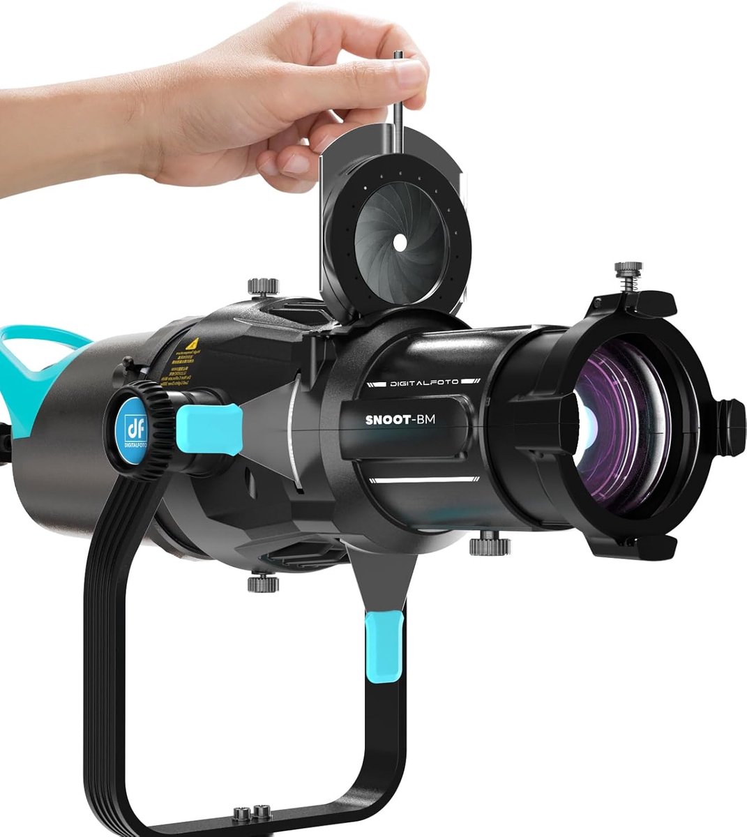 Projector gobo snoot - Bowens mount - Iris voor fotografie - Creëer unieke belichtingseffecten - ShopVlot