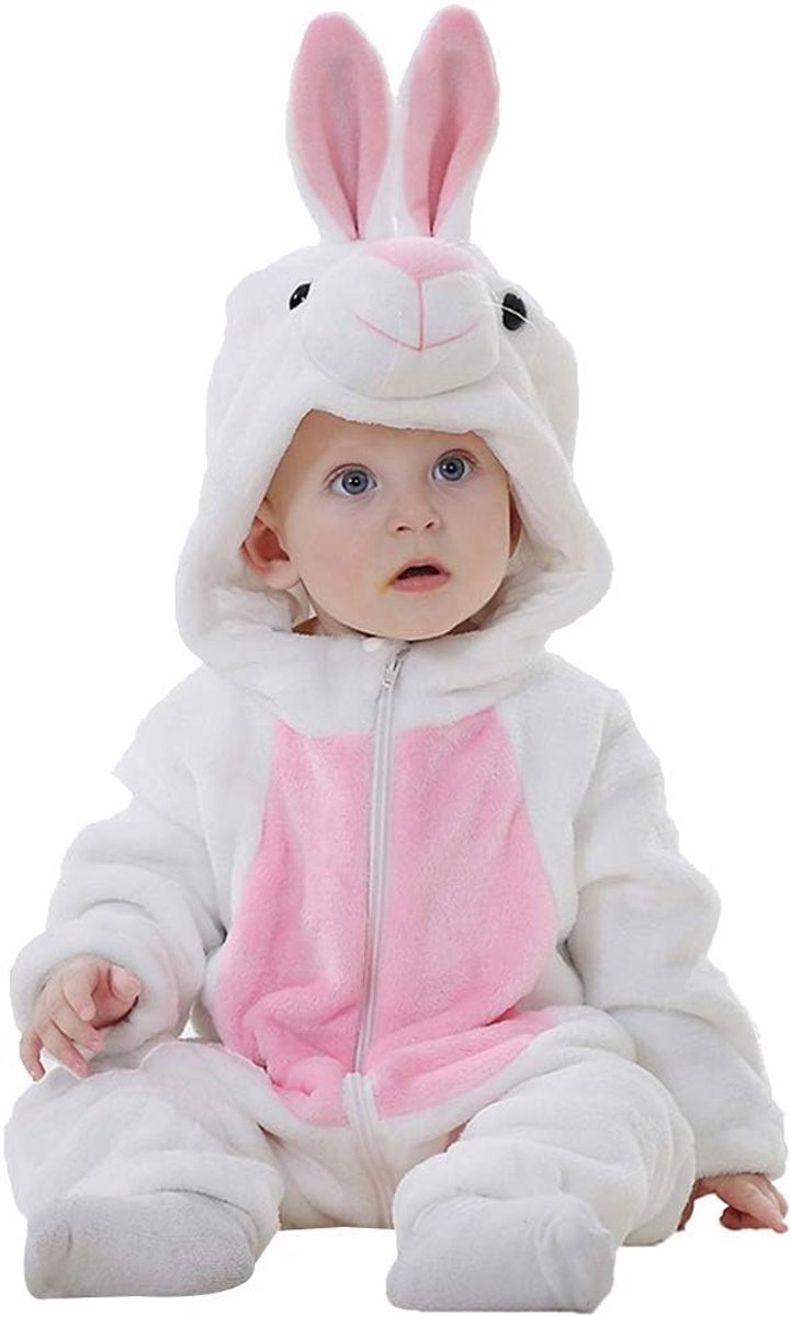 Babykleedjes 18-24 maanden - flanel - schattige dieren - comfortabel voor de nacht - SnelShoppen