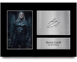Trading A4 Henry Cavill The Witcher Geschenken Afgedrukt Gesigneerde Handtekening Foto Voor Televisieprogramma Fans Image
