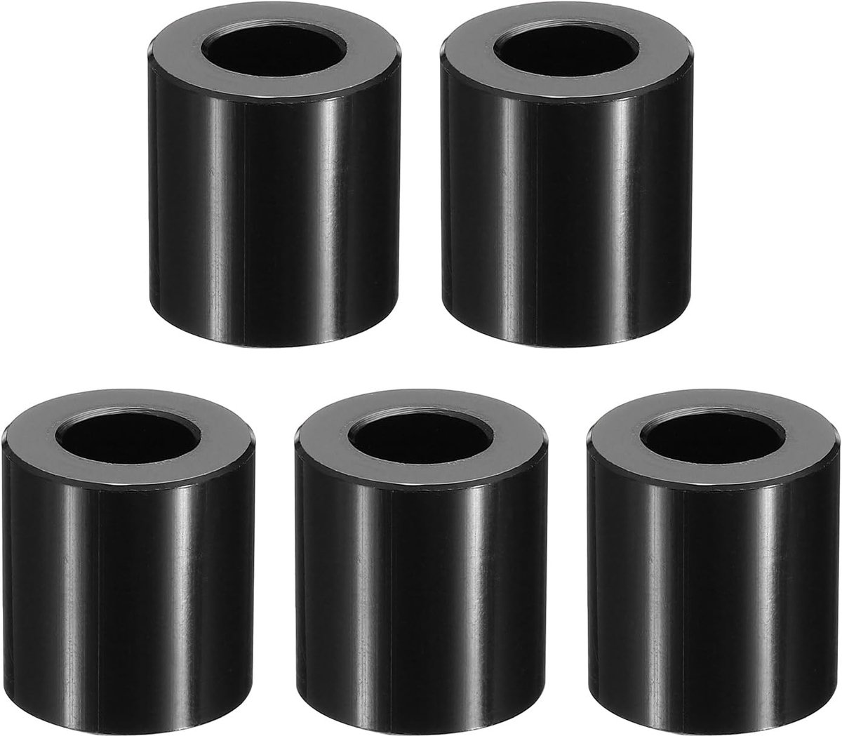 M10 Aluminium Spacers, 5 Stks Metalen Spacer Aluminium 3/8 "ID x 3/4" OD x 3/4" L Aluminium Spacer Schroef Standoff Ronde voor 3/8" of M10 Schroef Bouten
