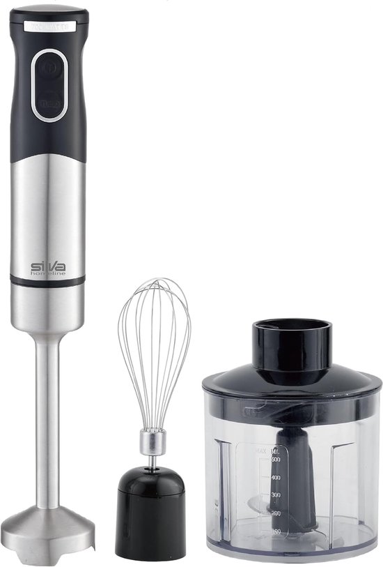 Staafmixer Set - Blender Keukenmixer - Eten Bereiden - Stil DC Motor - 700 ml - Zwart RVS — afbeelding 3