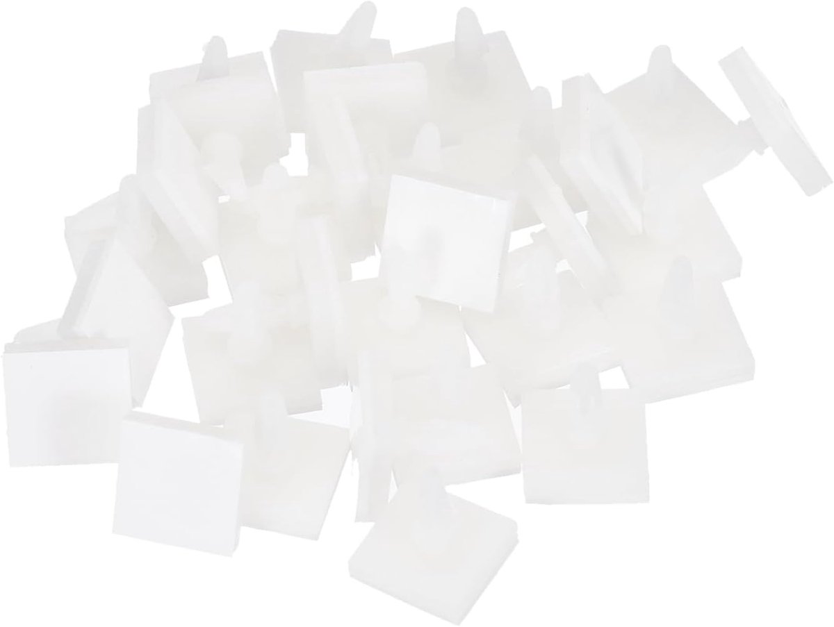Zelfklevende afstandhouder, 30 stuks, omgekeerde montage, isolatiebeugel, isolatiekolom, PCB-afstandhouder, 0,5 cm, ondersteuningshoogte voor PCB-pc-bordondersteuning, wit