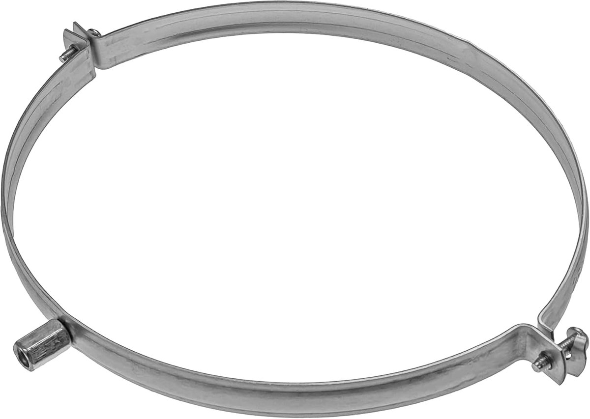 6 Inch / 160 mm pijpklem - gegalvaniseerde buishanger - 6,3 inch buismontageklem - PVC buisbeugels - metalen buisklemmen - buiswandmontagebeugelklem - stijve buishouder - 6 inch buisklem - 6 inch