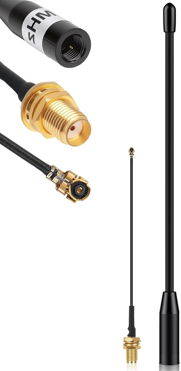 868-MHz-antenne, 10 dBi versterking voor Meshtastic LoRa Long Range Soft Whip-antenne, 17 cm Omni SMA-stekker, zwart (1-pack)