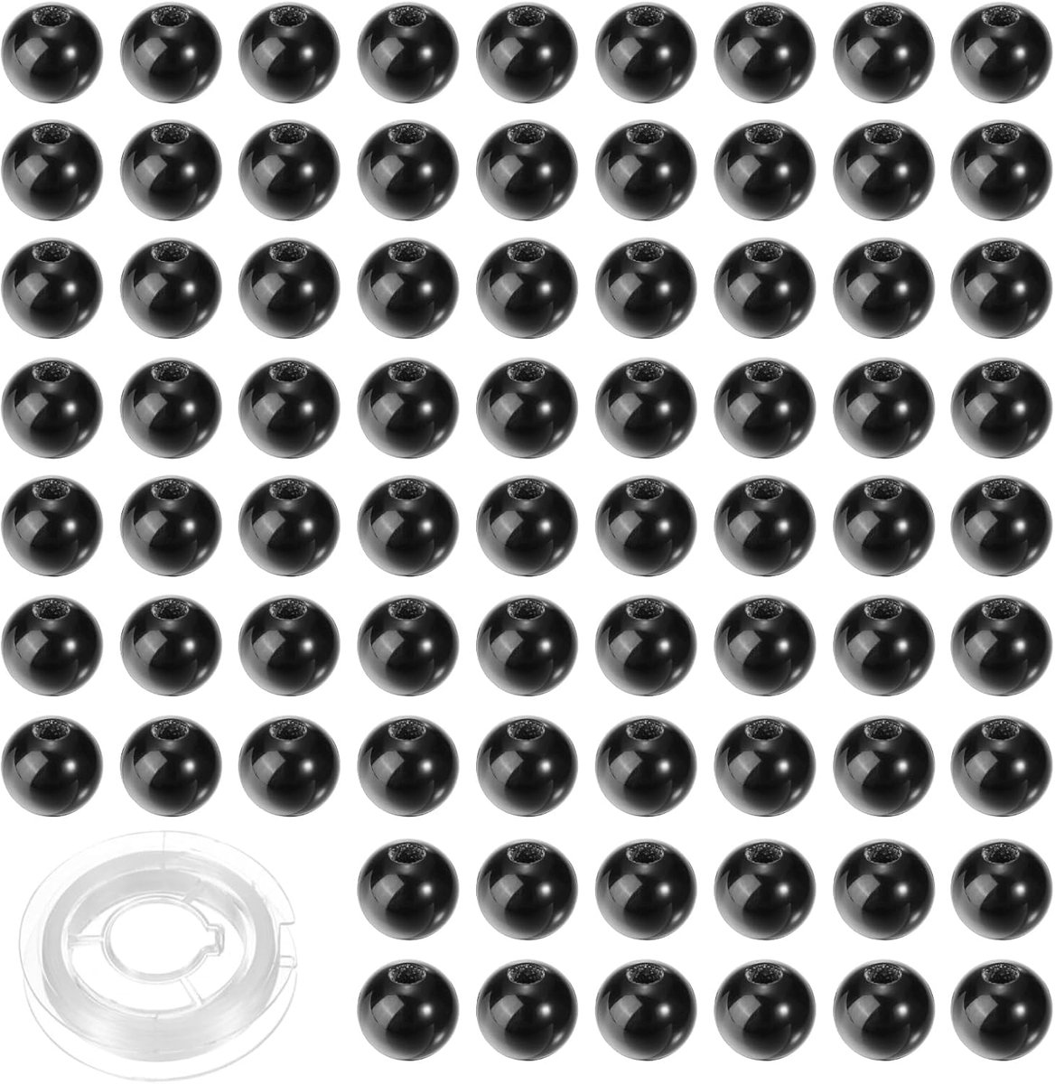 Kralen, 4 mm natuursteen kralen losse ronde edelsteen spacer echte steen met kristal stretch koord voor sieraden maken doe-het-zelf armbanden kettingen