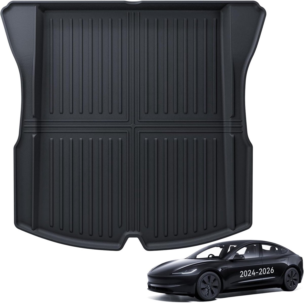 Bagage mat Tesla Model 3 2024-2026 - TPE bescherming - Perfecte pasvorm - Ideaal voor alle seizoenen - ShopVlot