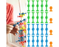 Set van 24 Darts met Zuignappen - Interactief Speelgoed - Voor Gezinnen en Teams - Versterkt Doelgerichtheid - SnelShoppen