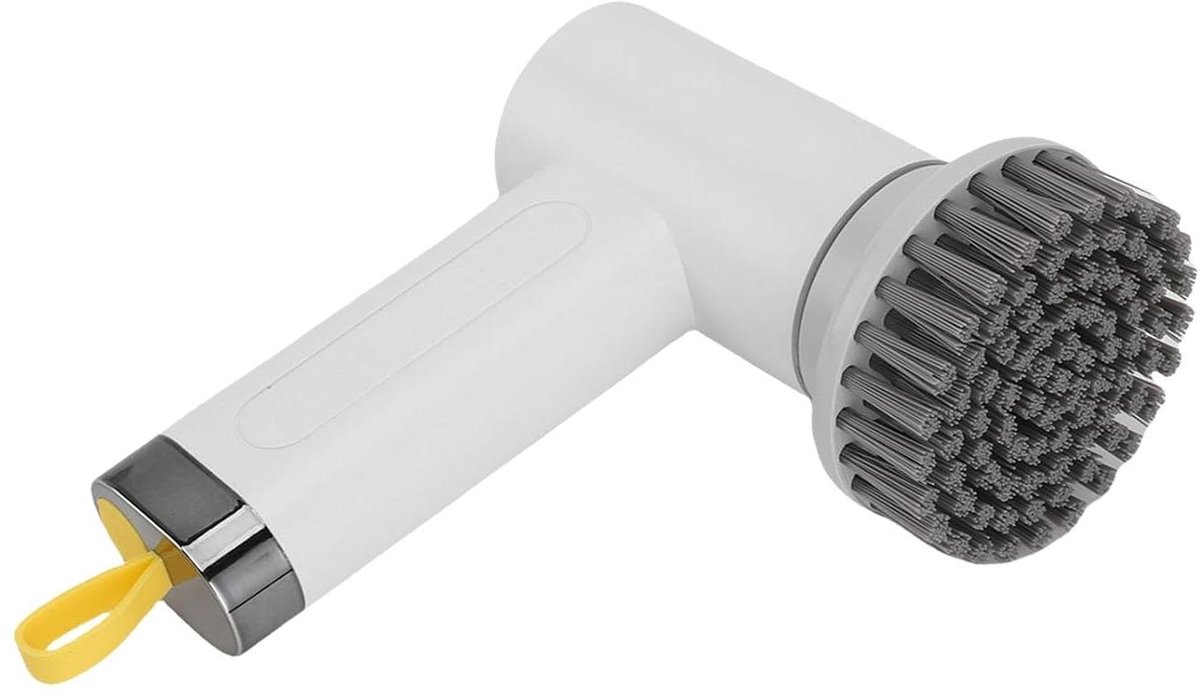 Elektrische Schoonmaakborstel - Boenmachine Ruitenwasser - Badkamer Reinigen - IPX7 Waterdicht - 520 g - Wit