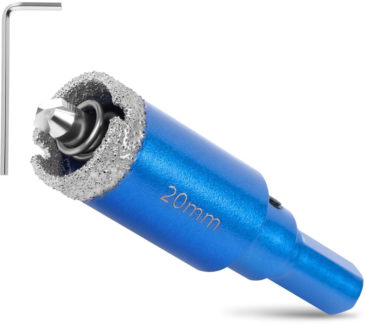 Diamantboor 20mm - Diamantholzaag - Carbonstalen kern - Voor glas, tegels en marmer - SnelShoppen