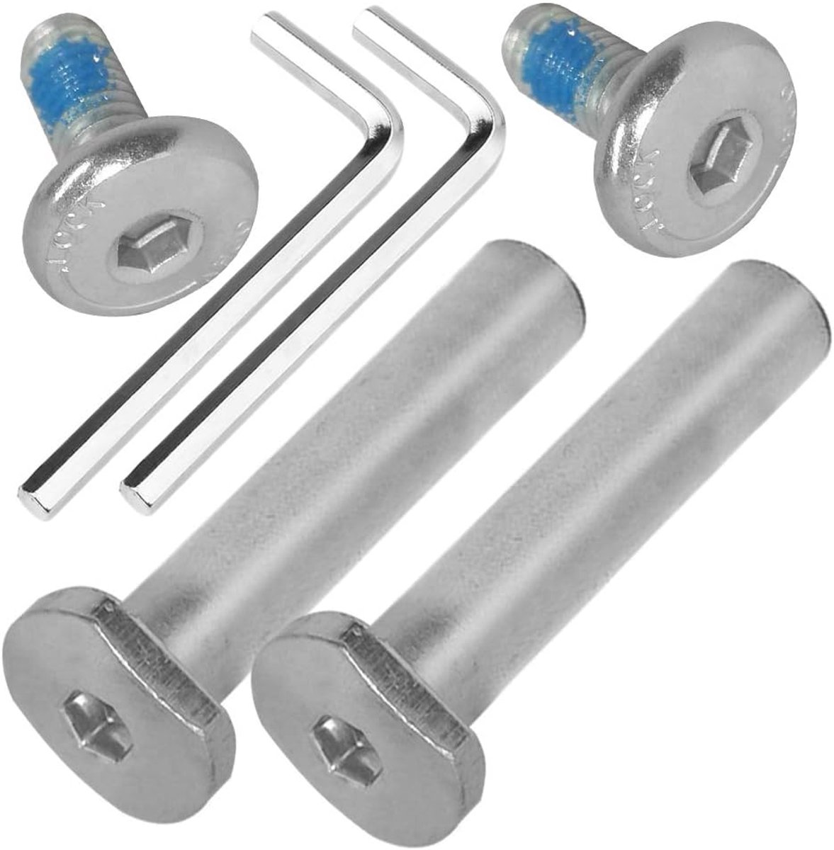 40-76mm Male Female Allen Screw & Bolt Assortiment Sets Kids Scooter Parts voor 2-3-4-Wheel Kick Scooters Reparatie Voor achterwiel Assen Gereedschap