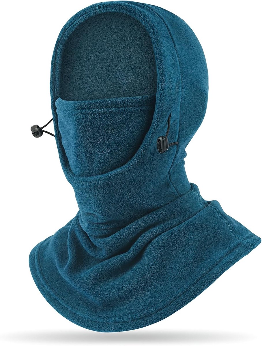 Bivakmuts, bivakmuts, winter, heren en dames, skimasker, bivakmuts, fleece, thermo, winter, nekwarmer, multifunctionele halswarmer, bandana voor skiën, motorfiets, fietsen, bergbeklimmen