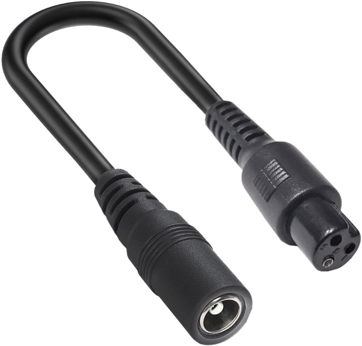5521 naar M12-kabel, 5,5 mm x 2,1 mm bus naar 3-pins female adapter, verlengkabel voor 12,6 V, 14,6 V, 48 V, 54,6 V, li-ion oplader verlengkabel (M12)