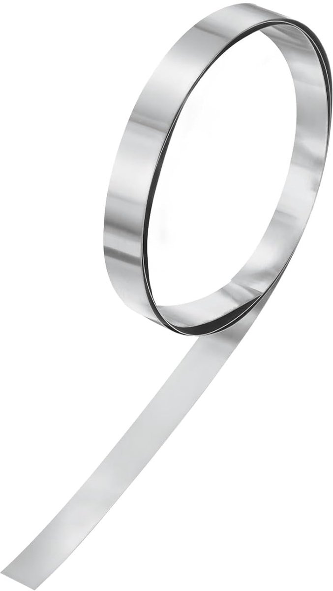 METERXITY 1-pack aluminium knipperend, 3,3ft x 0,39 inch x 0,09 inch (LxBxT) aluminium knipperende rol, dakbedekking metalen strip bladrol voor weerbestendige metalen dakpanelen