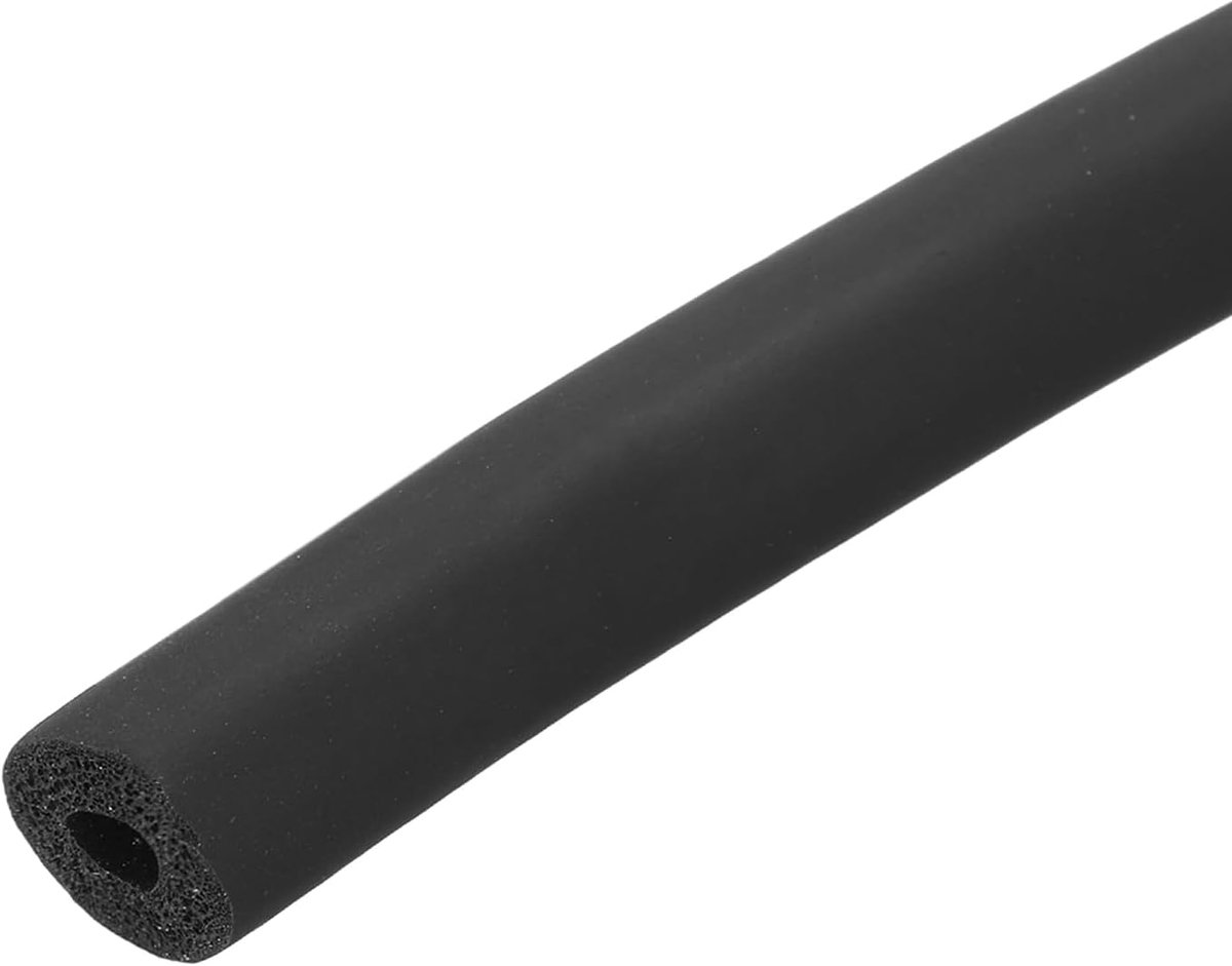 Buisisolatie schuim, 1,5 m stang, Ø 4 mm, 12 mm OD buisisolatie, buis voor verwarming, sanitair, gitaarstandaard, sporttoestellen