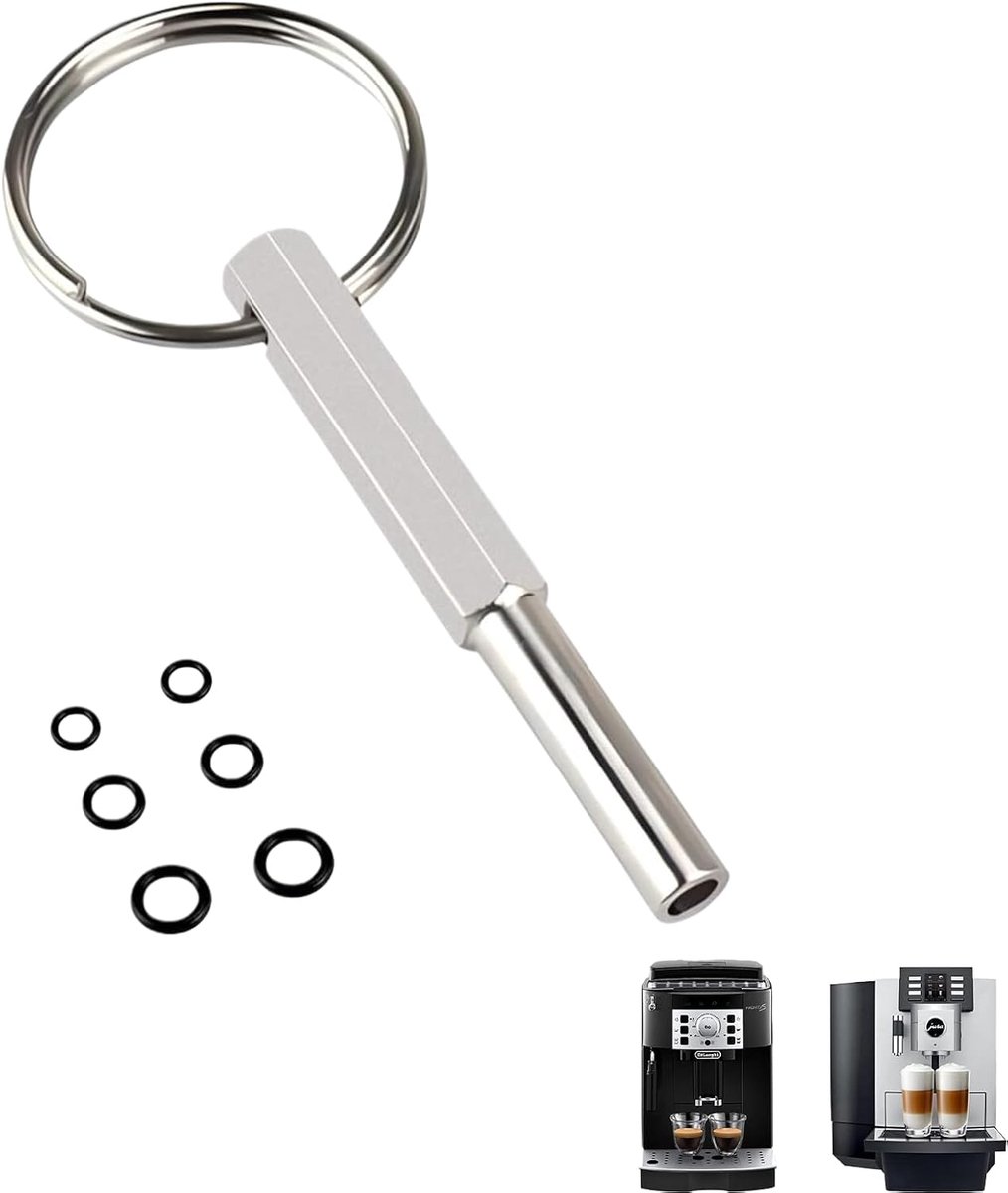 Volautomatische koffiemachine, ovale kopsleutel, compatibel met Jura/Krups/Aeg volautomatische koffiemachines, Jura ovale kopsleutel, ovale kop, reparatiegereedschap voor koffiemachineonderhoud