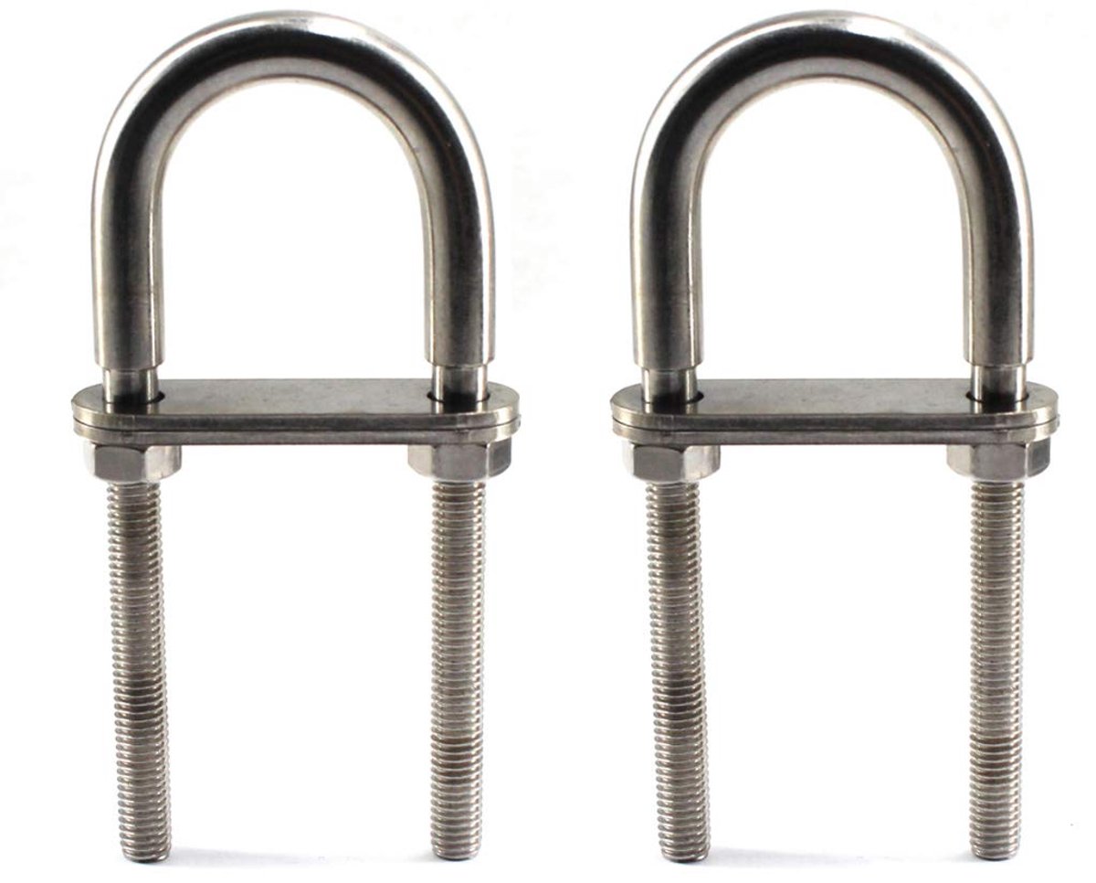 U Bolt 304 roestvrij staal Tie Down U Bolt (Pack van 2)
