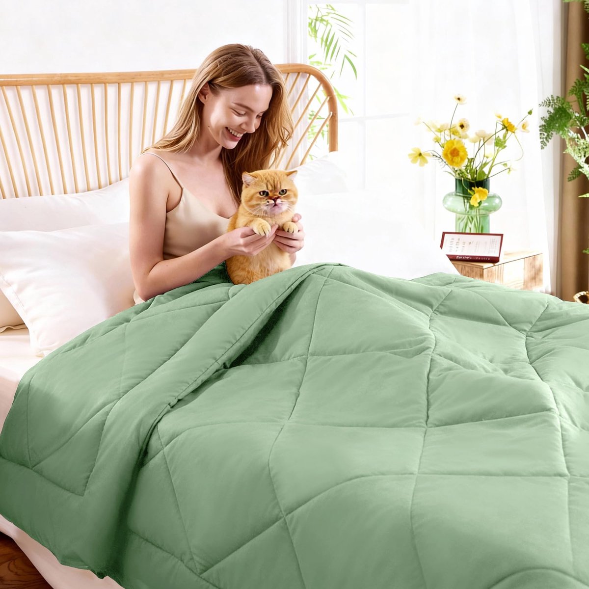 Zomerdekbed 155x220 cm - Licht Dun Microvezel - Ademend en Zacht - Perfect voor Warme Nachten - ShopVlot