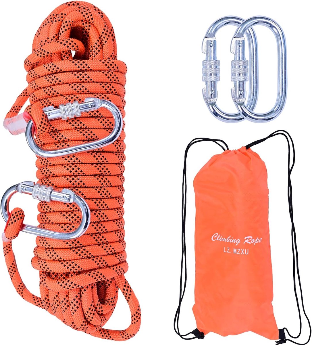 Klimtouw multifunctioneel 10m - Nylon en polyester - Flexibel en sterk - Ideaal voor buitensport - ShopVlot