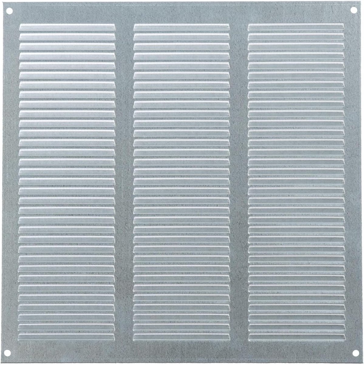 Ventilatie rooster 300 x 300 mm - gegalvaniseerd met insectenbescherming - voor wand en plafond - ShopVlot
