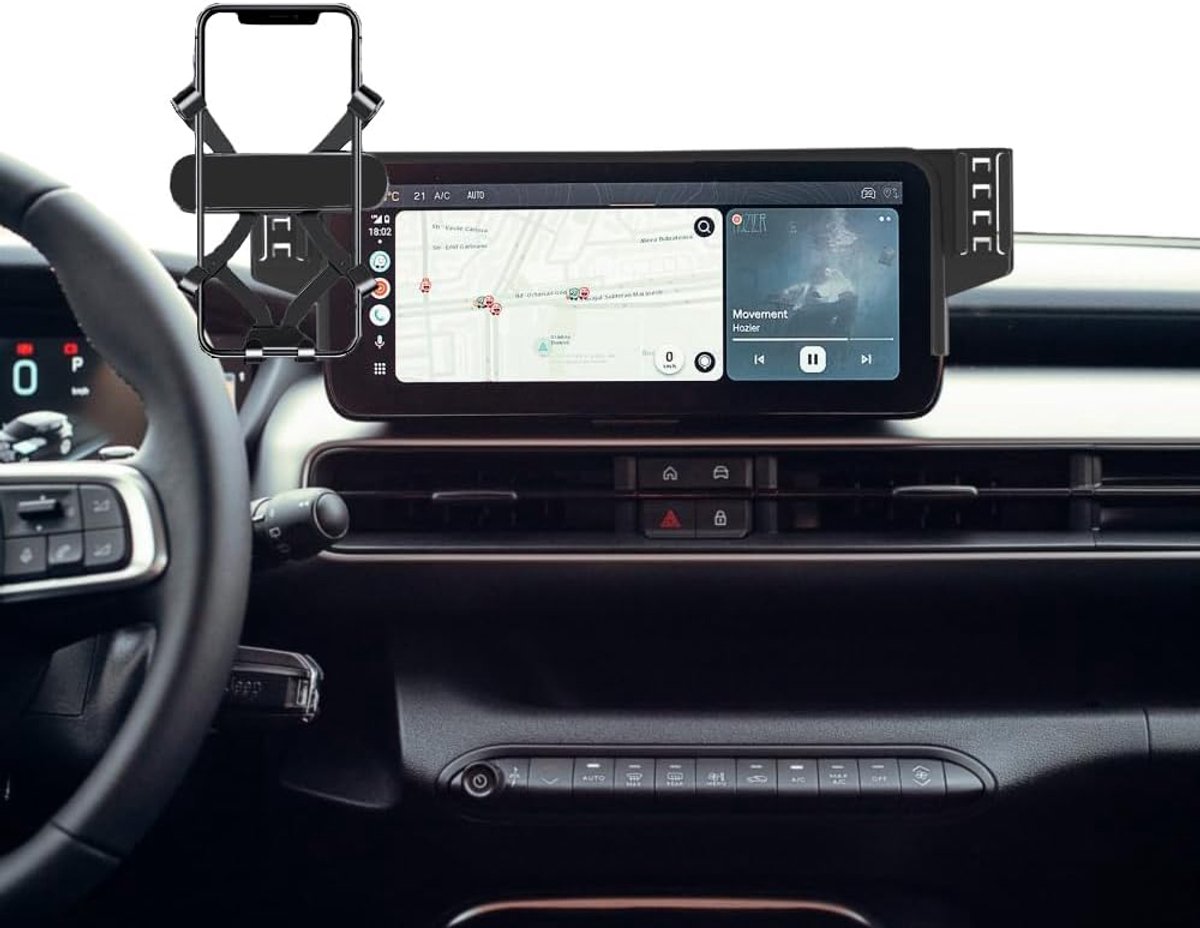 Mobiele telefoonhouder auto 10,25 inch - voor 2023-2025 Jeep Avenger - nieuwe upgrade - verbeterd zicht tijdens rijden - ShopVlot