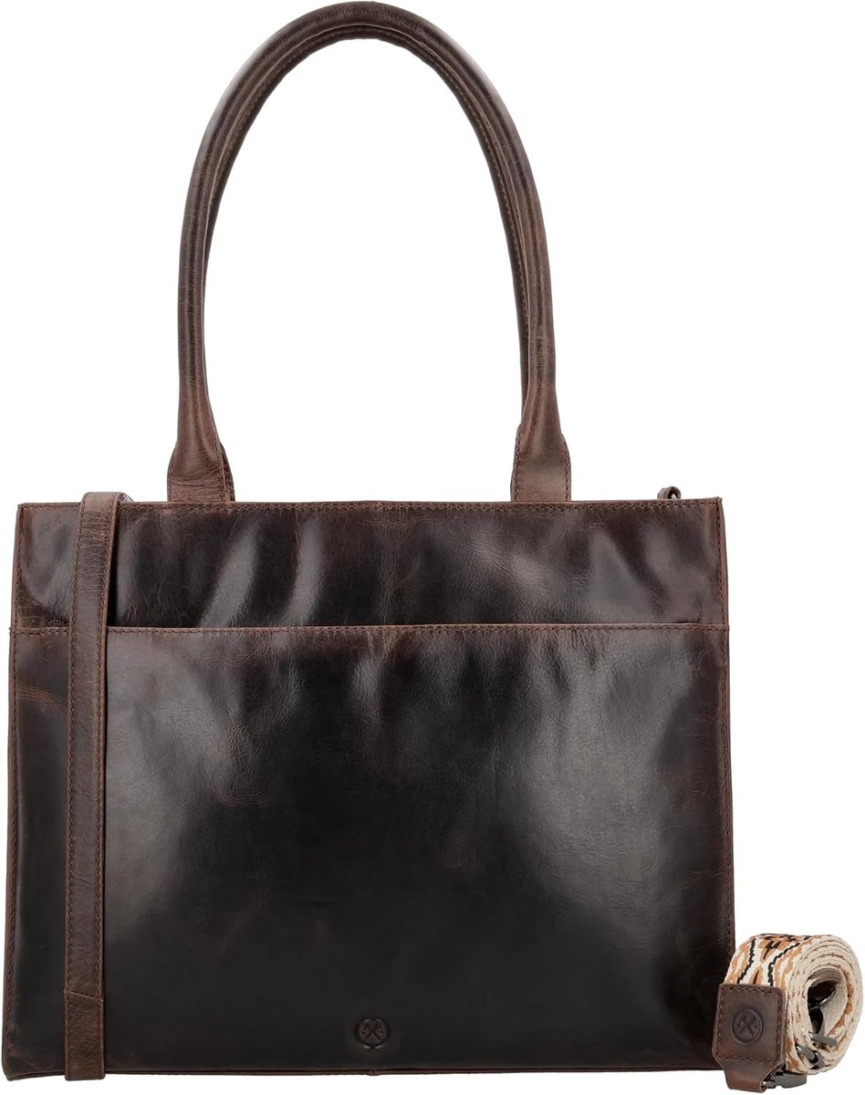 Dames Shopper 15,6 Inch - Faux Leer - Met Rits en Lijnvak - Ideaal voor Laptop en Dagelijks Gebruik - ShopVlot