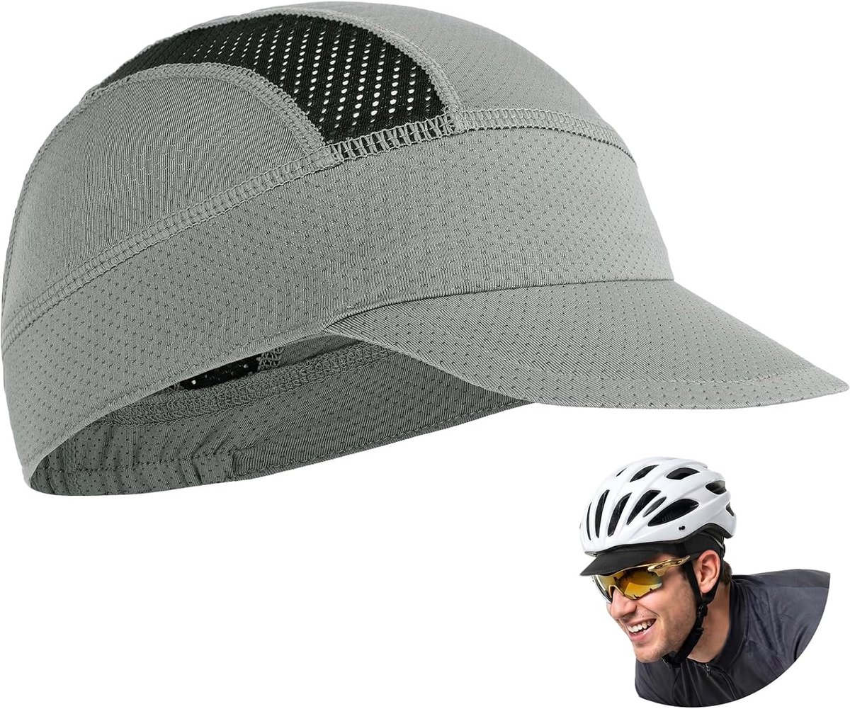 Fietsmuts voor de zomer, lichtgewicht, verkoelende helmdoppen voor outdoorsporten, fietsen, klimmen, vissen, uniseks