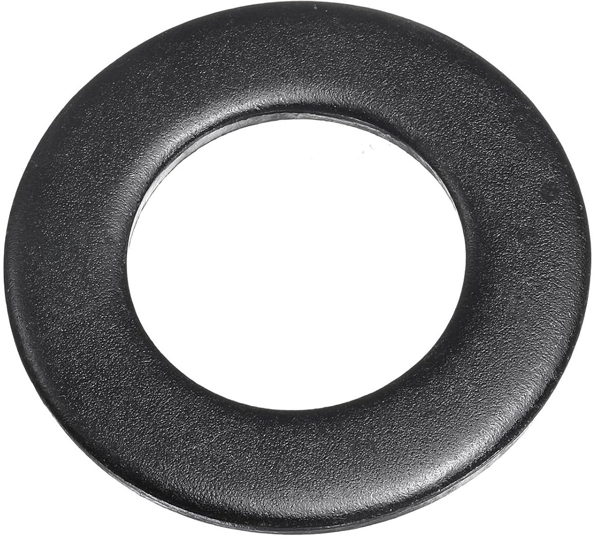 Platte afdichtingen, 37 mm ID x 66 mm OD x 5 mm dik zwart verzinkte metalen sluitringen voor schroeven en bouten