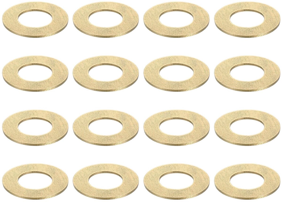 Platte afdichtingen, M12 x 24 x 1 mm messing sluitringen, platte ringen voor schroeven, bouten, machinereparatie, buitenbouw