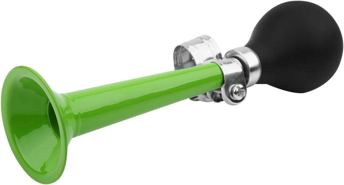 Fietsbel, Fiets Bugle Hoorn Metalen Klassieke Luchthoorns Bike Bugle Trompet met Squeeze Lamp voor Voertuigen Fietsen Golfkar
