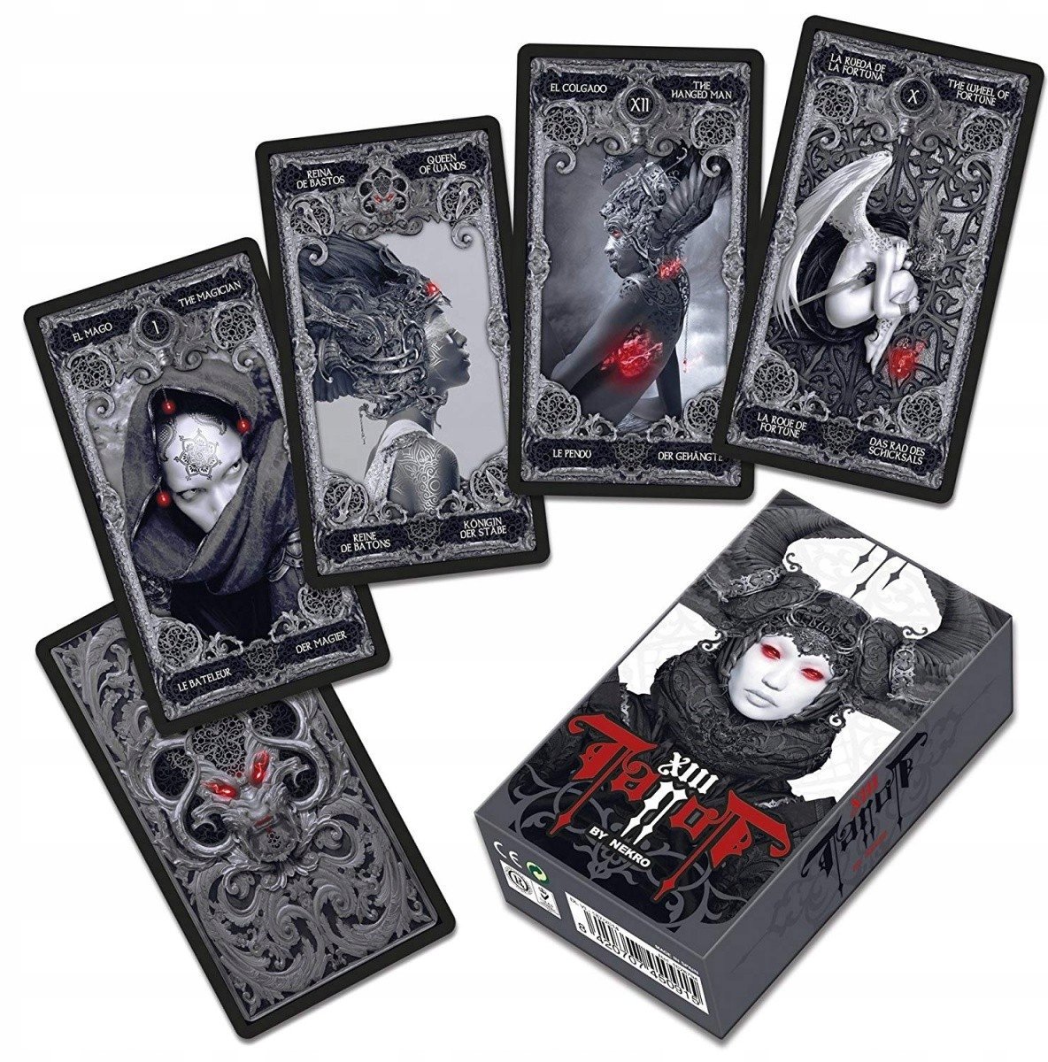Fournier Tarot Necro Kaarten - Mystieke Waarzegkaarten voor Volwassenen