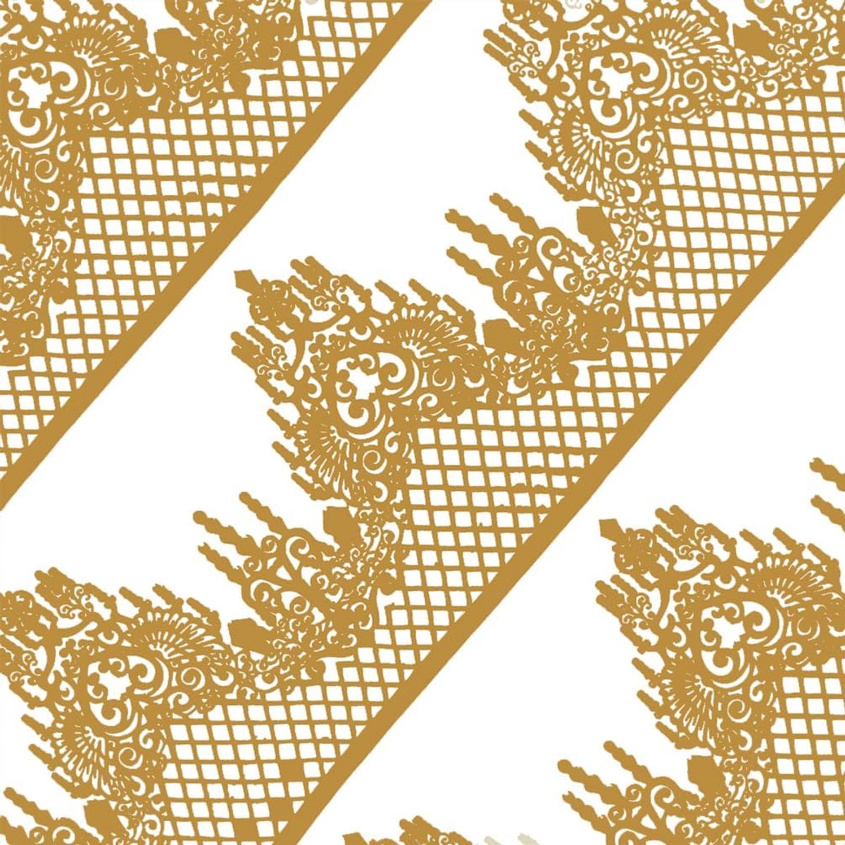 Cake decoratie set 12-inch - goud - kantpatroon - perfect voor bruiloften en verjaardagen - ShopVlot