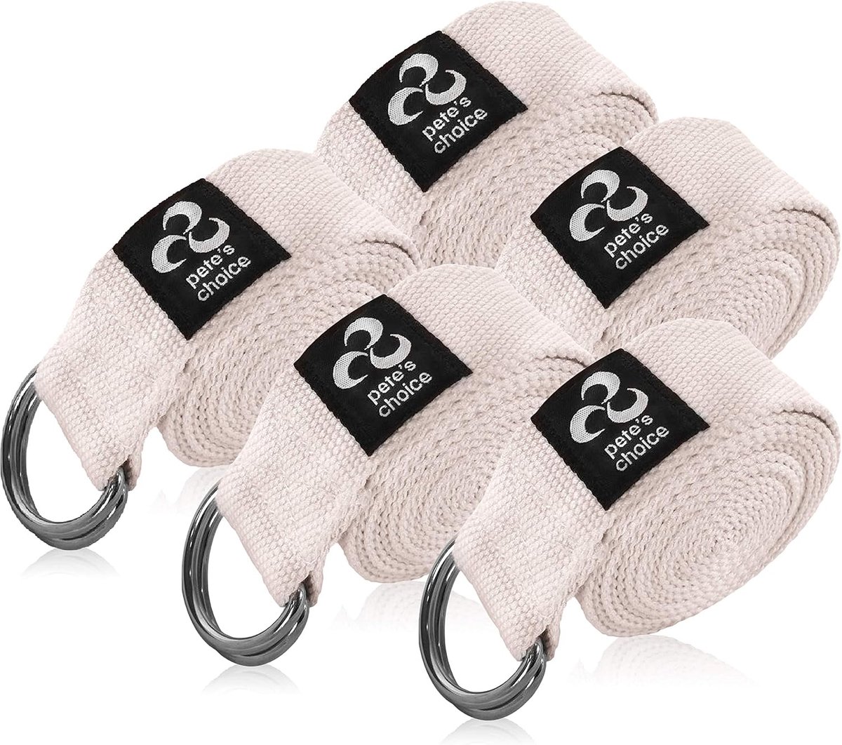 Yoga oefenbanden 8Ft - 5-pack - Verstelbaar - Verbeter flexibiliteit - ShopVlot