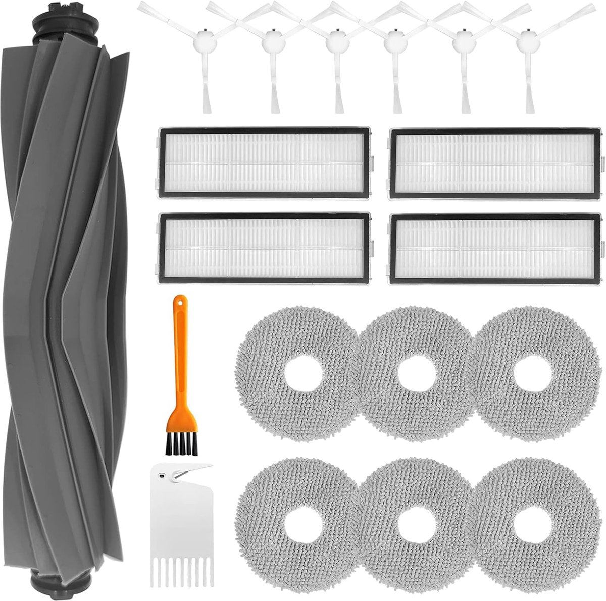 Accessoire set voor robotstofzuiger - 19 vervangingsonderdelen - inclusief borstels en filters - optimale reiniging - ShopVlot