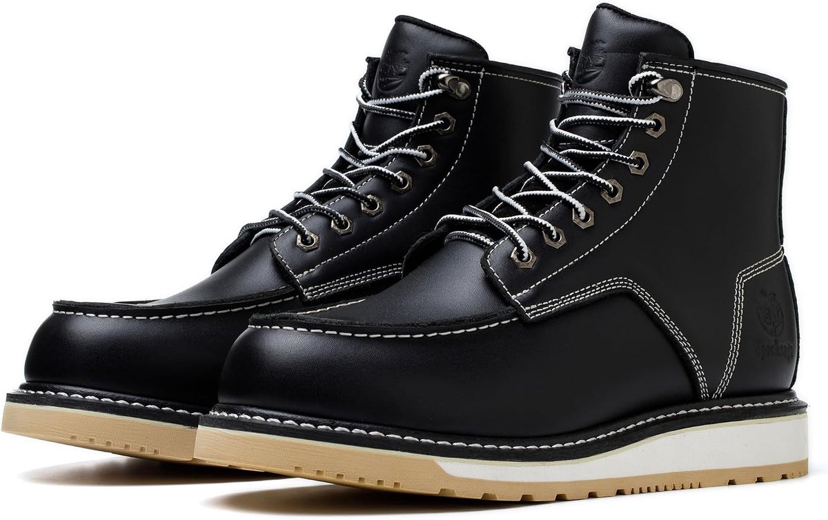 Werkschoenen 41 EU - Bruin/Zwart - Waterdicht - Comfortabel voor industriële werkzaamheden - ShopVlot