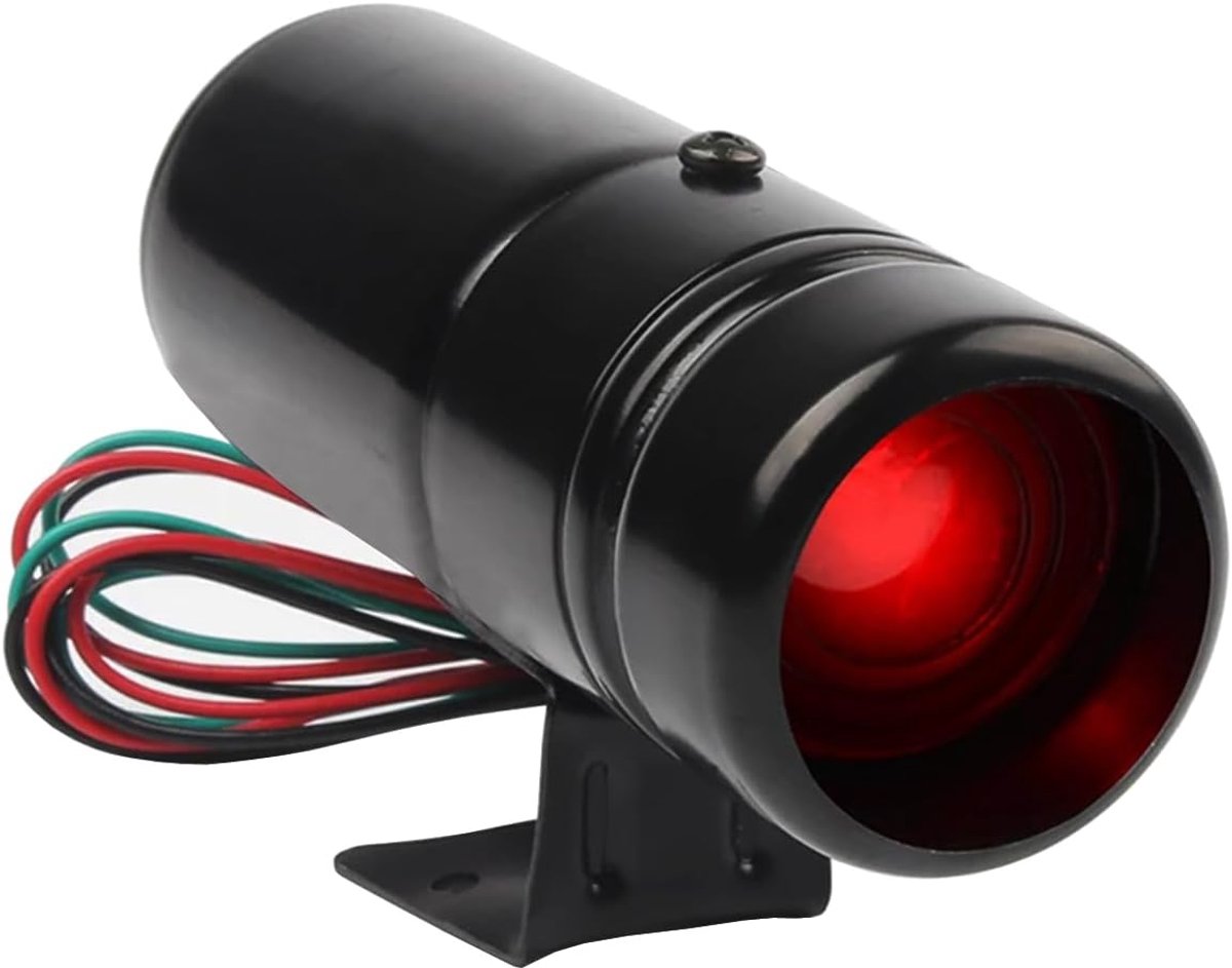 Snelheidsmeter auto 12 V - rode verlichting - verstelbare schakelaar - universele motorweergave - ShopVlot