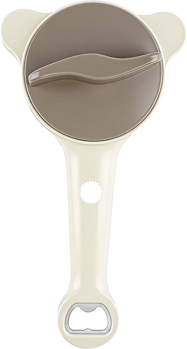 4-in-1 potopener met lange handgreep - antislip grip - geschikt voor flessen en blikjes - ShopVlot