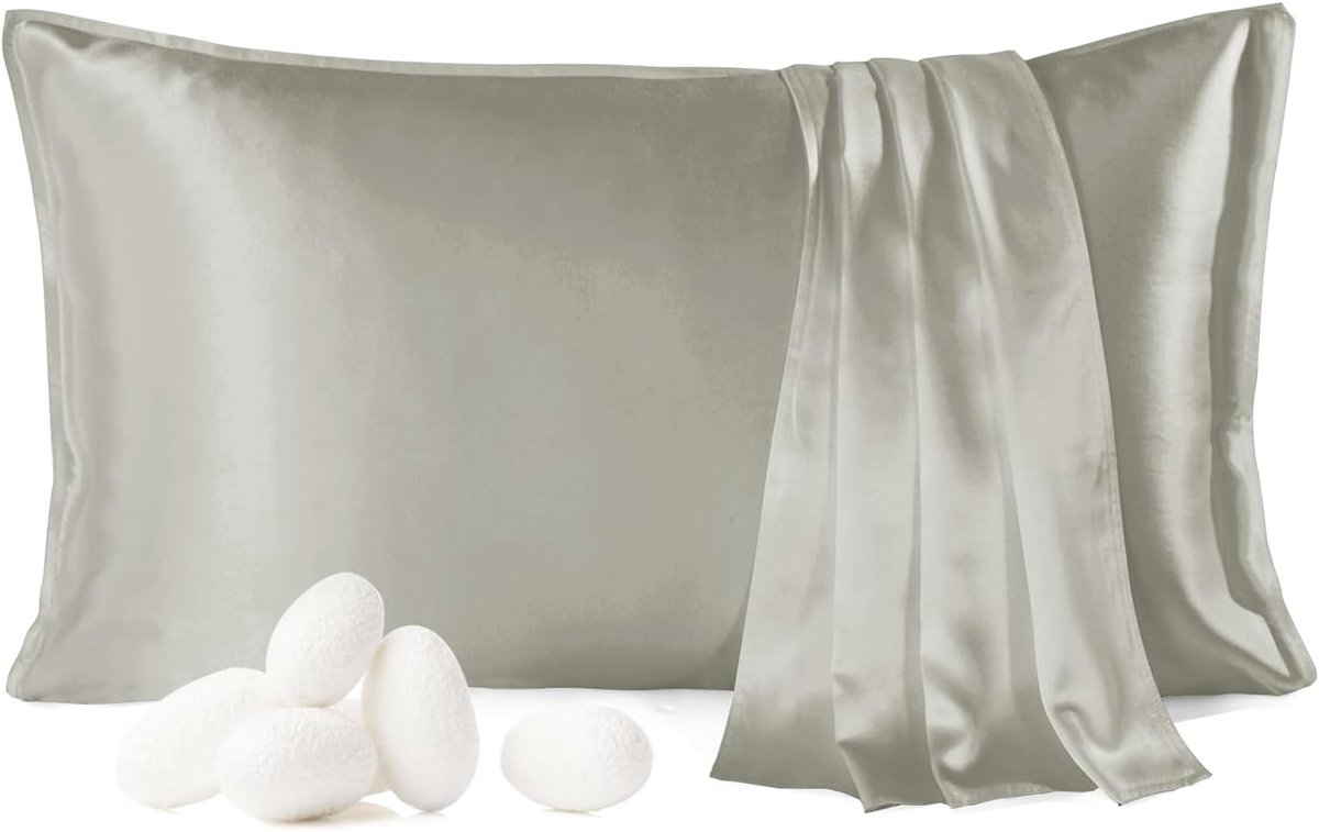 Zijde kussensloop 50 x 75 cm - 100% pure moerbeizijde - beschermt haar en huid - voorkomt rimpels - ShopVlot