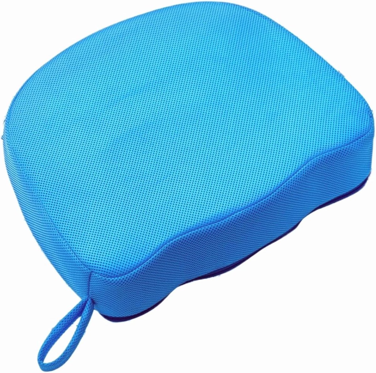 SnelShoppen - Hot Tub Booster Seat - Verhoogd Spa Kussen met Gewogen Onderkant en Antislip Micro Dots - 35 x 12 x 5 Inch - 3D Luchtmesh Wasbaar - U-Vo