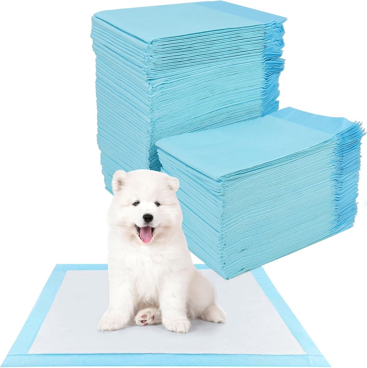 Hondenpads 33 x 45 cm - 100 stuks - Sneldrogend - Ultra-absorberend voor zindelijkheidstraining - ShopVlot
