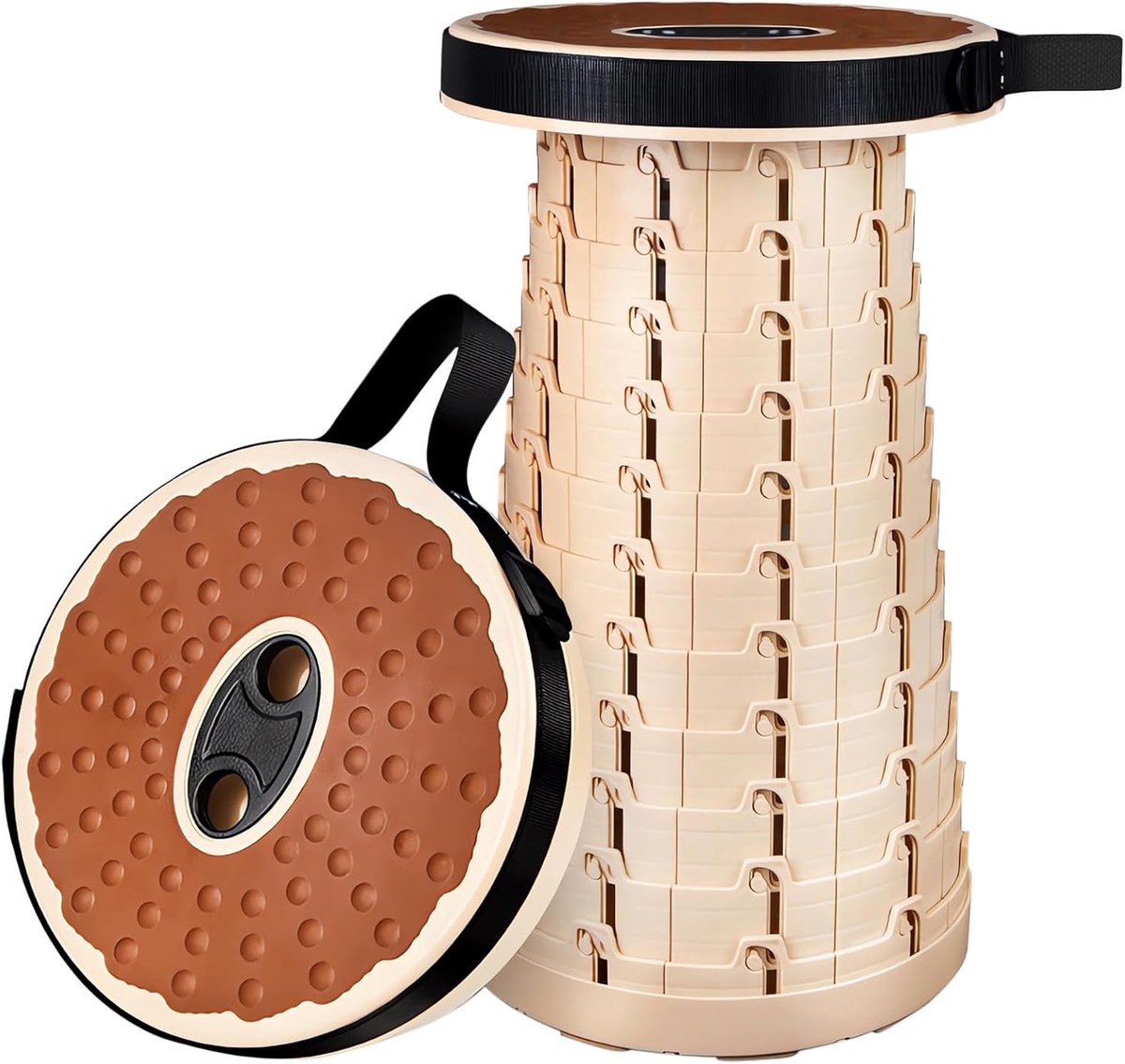 Opvouwbare Stoel - Hoogteverstelbaar 6-45 cm - Max. Draagkracht 250 kg - Ideaal voor Camping - ShopVlot