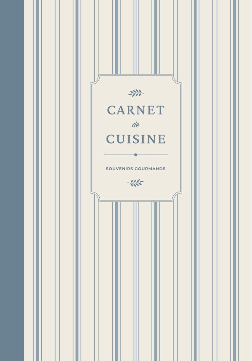 Cahier de recettes - receptenboek om te vullen - bewaar en deel je familierecepten - uniek kooknotitieboek - ShopVlot