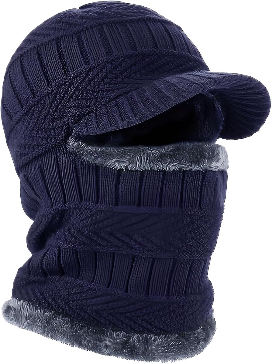 Onmisbare accessoire voor de winter is verkrijgbaar in drie tijdloze kleuren, wintermutsen voor heren, allemaal van zwaar breiwerk.