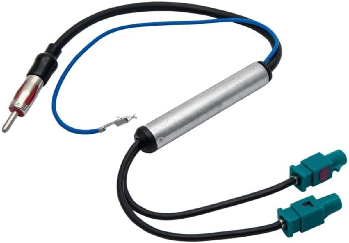 Universele Diversiteit Twin Dubbele Fakra Din Antenne Adapter Leiding Voor AUD1 V-VV, Dubbele Fakra Antenne Adapter