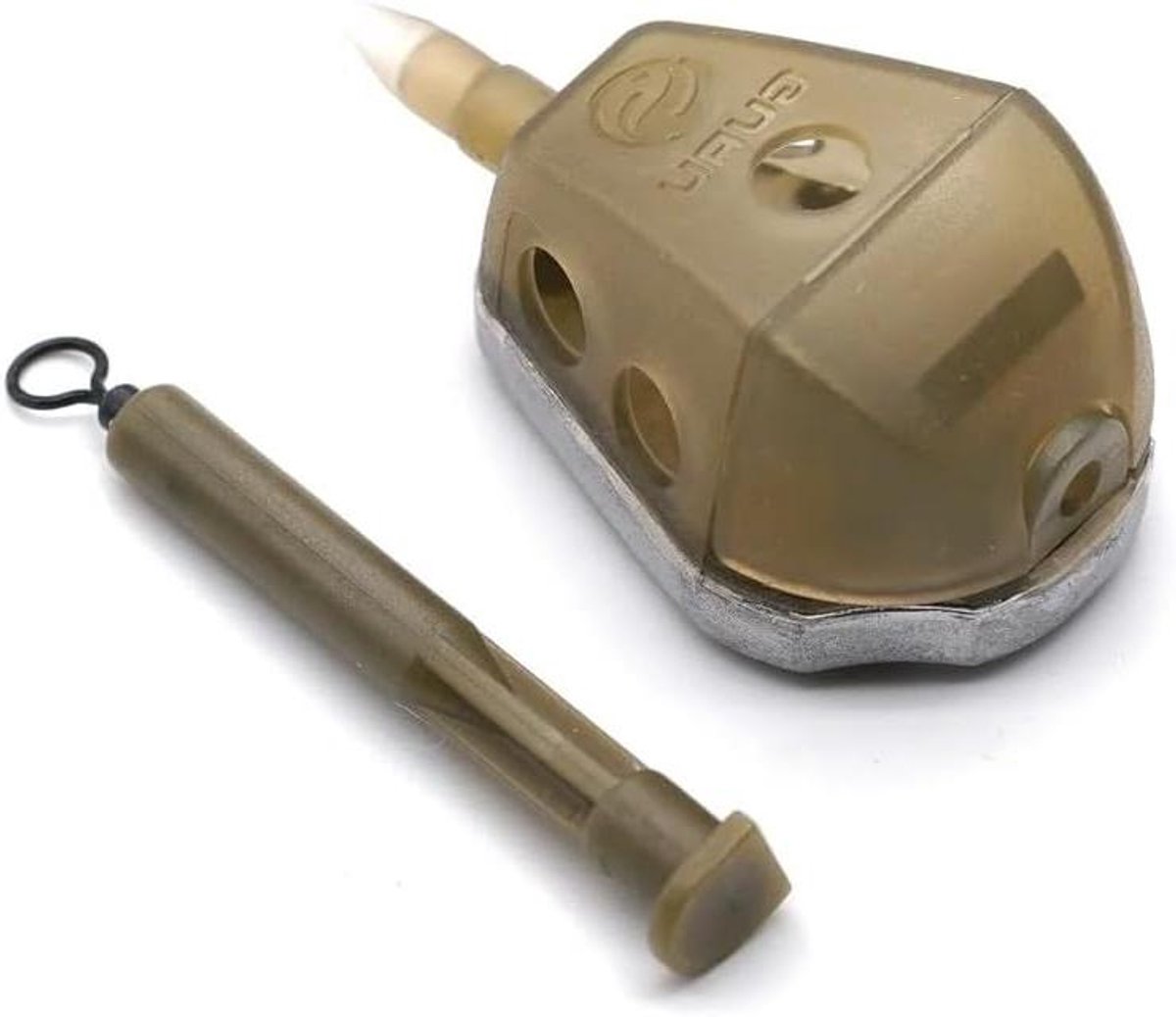 Maggot Feeder - Worm Feeder - Vissen - Wildlife Feeder - 12.4 cm - Grijs