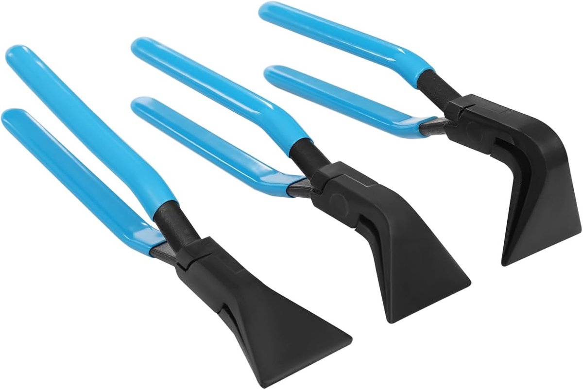 3 stuks metalen buigtang vouwtang set met 0 45 180 graden steekbreedte 60 mm voor huishouden, autoreparaties, handwerk en plaatbewerking