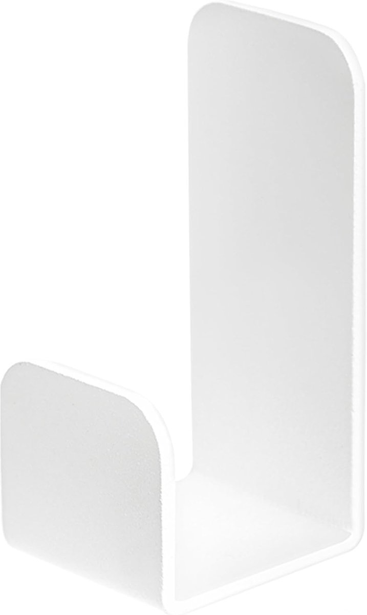 Handdoekhouder zonder boren 1 stuk set zelfklevende haken badkamer haken voor handdoeken zelfklevend extra sterke handdoekhaak wandhaak matte afwerking badjashaak spoeldoekhouder wit