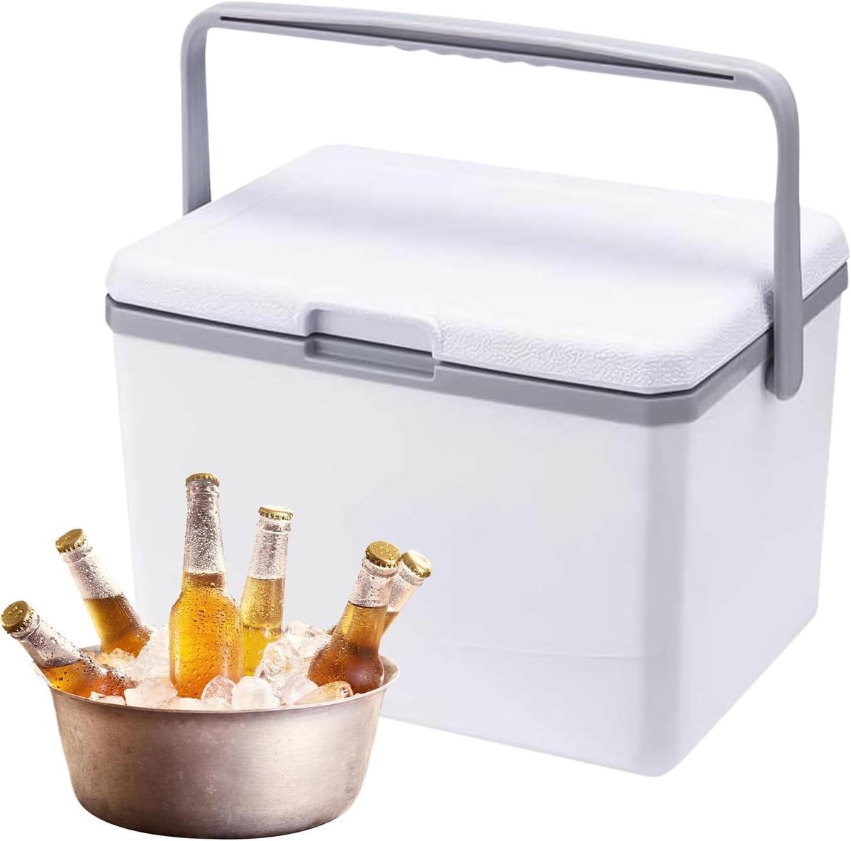 Camping Koelbox - Isolerende Box - Buitenactiviteiten - Krachtige Isolatie - 5L - Wit