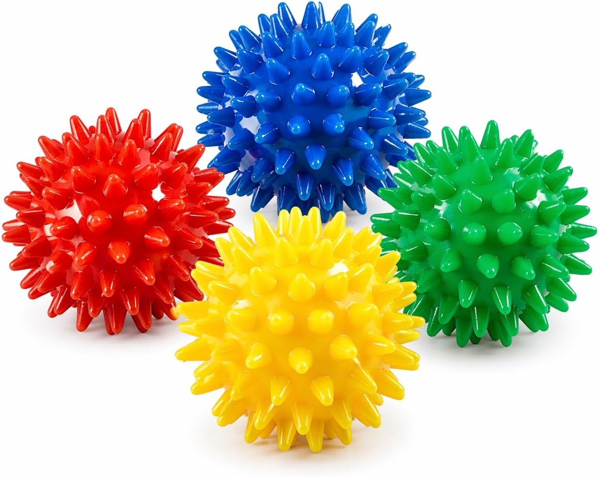 Thijox - Egelbal Massagebal voor Fysiotherapie, Sport en Spel - Kleur Willekeurig - Ideaal voor Kinderen - 1 Stuk