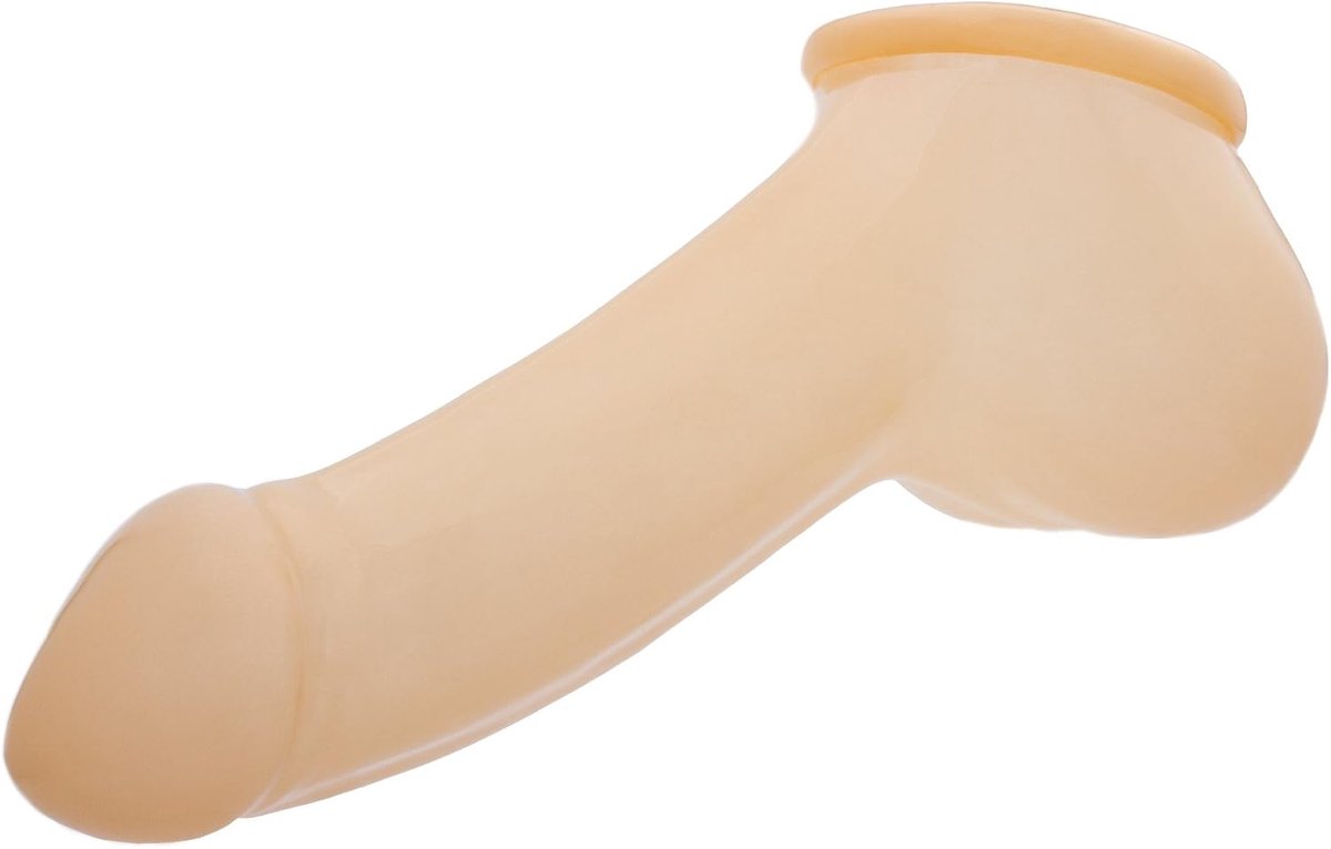 Latex sleeve semi-transparent 4.5 - anatomisch gevormd - voor optimale stimulatie - ShopVlot